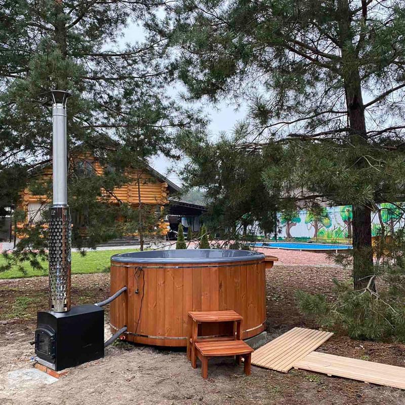 Сірий бізнес-чан, діаметр 2250 мм, об’єм 1700 л, для готелів